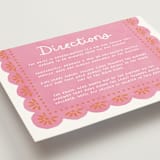 "Vienes" - Direction Cards in Carnation by Itsy Belle Studio - Detail