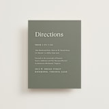 "Modern Bookmark" - Direction Cards in Cactus by Jill Means - Front