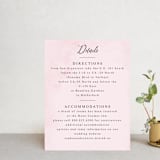 "Garden Party Joy" - Direction Cards in Blush by frances mathys - Front