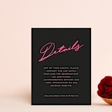 "Crazy in Love" - Direction Cards in Hot Pink by Design Lotus - Front