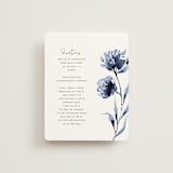 "A Wedding Watercolor" - Direction Cards in Cornflower by Chris Griffith - Front