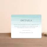 "Old Post Road" - Direction Cards in Sea Salt by Jennifer Wick - Front