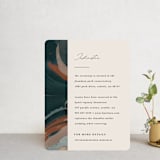 "Love Story" - Direction Cards in Turquoise by Kate Ahn - Front