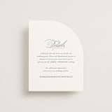 "When I Fall In Love" - Direction Cards in Snow Bright by Design Lotus - Front