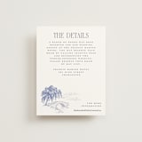 "Southern Charm Toile" - Direction Cards in Periwinkle by Jenna Holcomb - Front