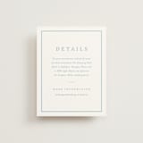 "Hydrangea bloom" - Direction Cards in Seaside by Stacey Meacham - Front