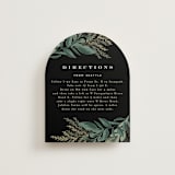 "Forest Crest" - Direction Cards in Obsidian by Alethea and Ruth - Front