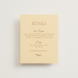 "Classic and Floral" - Direction Cards in Bark by Jen Ramsey - Front