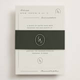 "Hayes" - Direction Cards in Forest by Blustery August - Assembled with Belly Band