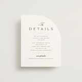 "Side by Side" - Direction Cards in Tuxedo by Orasie - Front