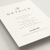 "Side by Side" - Direction Cards in Tuxedo by Orasie - Detail