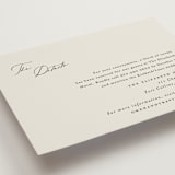 "kinkaid" - Direction Cards in Ivory by Carolyn Nicks - Detail
