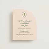 "Scripted" - Direction Cards in Emerald by Creo Study - Front