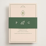 "Scripted" - Direction Cards in Emerald by Creo Study - Assembled with Belly Band