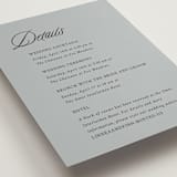 "Sophistique" - Direction Cards in Linen by Cindy Reynolds - Detail