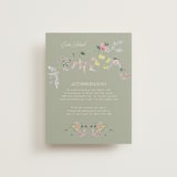 "whimsey floral" - Direction Cards in English Garden by Phrosné Barwood - Front