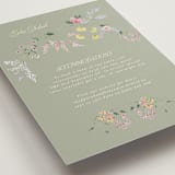 "whimsey floral" - Direction Cards in English Garden by Phrosné Barwood - Detail