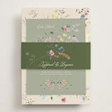 "whimsey floral" - Direction Cards in English Garden by Phrosné Barwood - Assembled with Belly Band