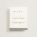 "signature monogram" - Direction Cards in Sage by Sara Hicks Malone - Front