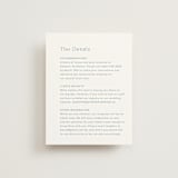 "Leighton" - Direction Cards in Lakeshore Blue by Jennifer Postorino - Front