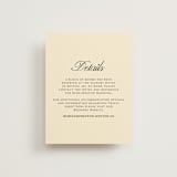 "Elegant and Formal" - Direction Cards in Sunshine by Jen Ramsey - Front