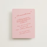"The Bird Song" - Direction Cards in Peach by Helena Vitto - Front
