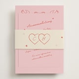 "The Bird Song" - Direction Cards in Peach by Helena Vitto - Assembled with Belly Band