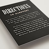 "Bold Stack" - Direction Cards in Noir by Alethea and Ruth - Detail