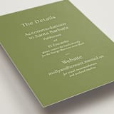 "Perriand" - Direction Cards in Moss by Megan Davis - Detail