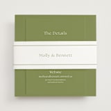 "Perriand" - Direction Cards in Moss by Megan Davis - Assembled with Belly Band
