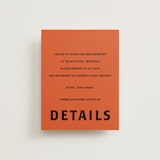 "Bold and Demure" - Direction Cards in Amaro by Claire - Front