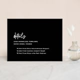 "Moderne" - Direction Cards in Ink by Lori Wemple - Front