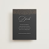 "Eternal Love" - Direction Cards in Dark Chocolate by Laura Bolter - Front