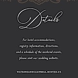 "Eternal Love" - Direction Cards in Dark Chocolate by Laura Bolter - Detail