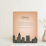 "Big City - Atlanta" - Direction Cards in Georgia Peach by Hooray Creative - Front