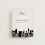 "Big City - New York City" - Direction Cards in Light Taupe by Hooray Creative - Front