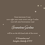 "Fireflies" - Direction Cards in Zuni Brown by Paige Rothhaar - Detail