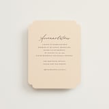 "un mariage photographique" - Direction Cards in Mocha by Benita Crandall - Front