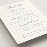 "Empire" - Direction Cards in Dusty Blue by Jennifer Postorino - Detail