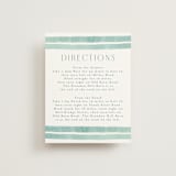 "Tidal Stripe" - Direction Cards in Sky by Katharine Watson - Front