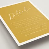 "Ink scribble" - Direction Cards in Honey by Adelyn T. - Detail