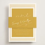 "Ink scribble" - Direction Cards in Honey by Adelyn T. - Assembled with Belly Band