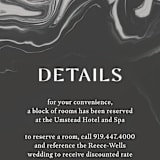 "marbled agate" - Direction Cards in Iron by Kimberley Henze - Detail