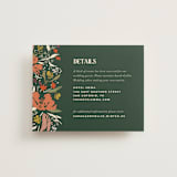 "Bridal Bouquet" - Direction Cards in Verde by Kindred Fields - Front