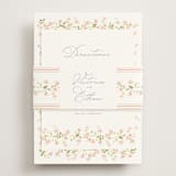"Rosebud" - Direction Cards in Peony by Baumbirdy - Assembled with Belly Band