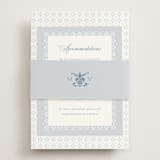 "Coastal Charm" - Direction Cards in Dusty Blue by Jennifer Postorino - Assembled with Belly Band