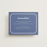 "Deluxe" - Direction Cards in Blueberry by Carolyn MacLaren - Front