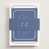 "Deluxe" - Direction Cards in Blueberry by Carolyn MacLaren - Assembled with Belly Band