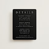 "Classy Type" - Direction Cards in Lily by Hooray Creative - Front