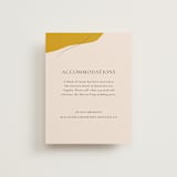 "Trust" - Direction Cards in Ochre by Wendy Chung - Front